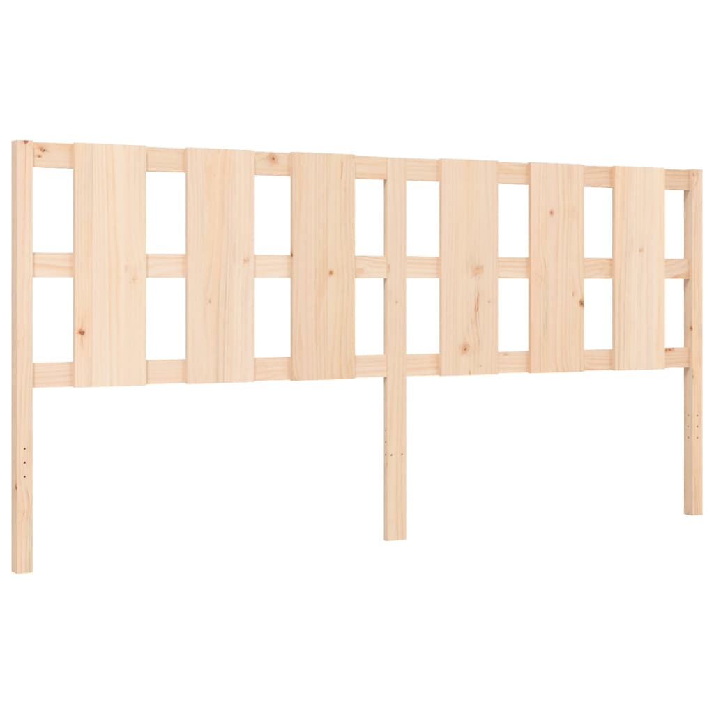 Bed Frame without Mattress Super King Size Solid Wood