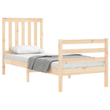 Bed Frame without Mattress Small Single Solid Wood