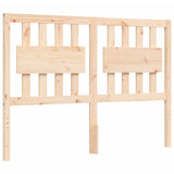 Bed Frame without Mattress Double Solid Wood