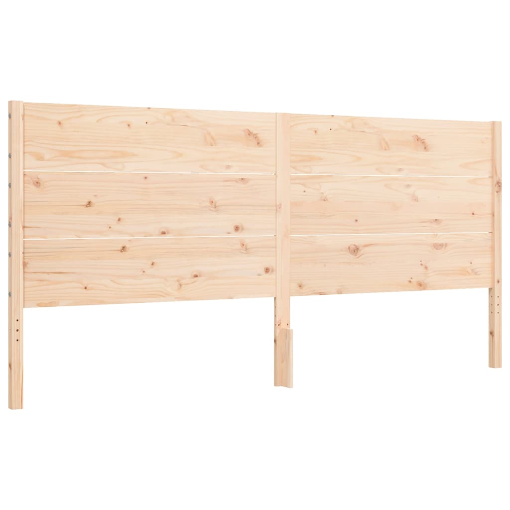 Bed Frame without Mattress 200x200 cm Solid Wood