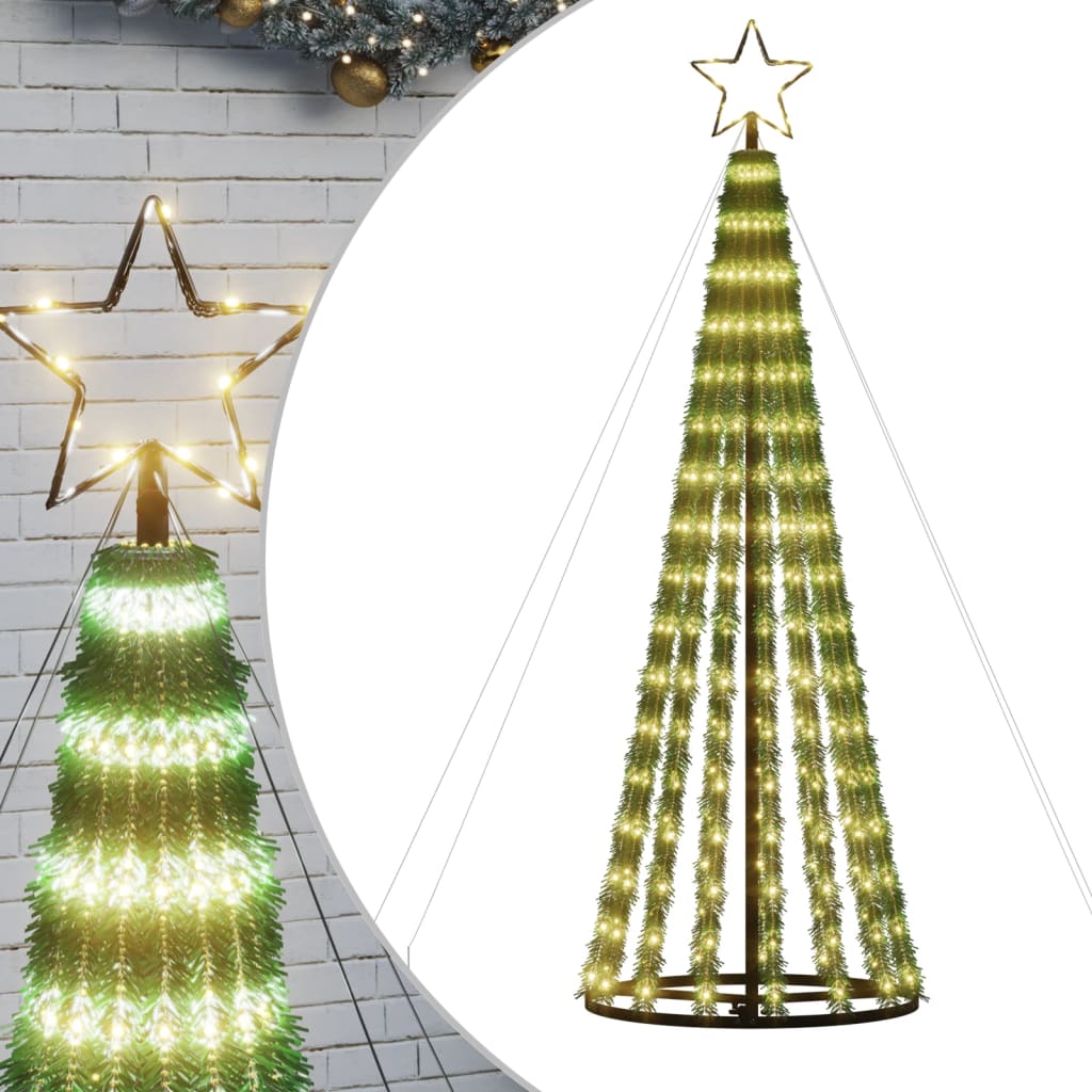 Christmas Tree Light Cone 275 LEDs Warm White 180 cm