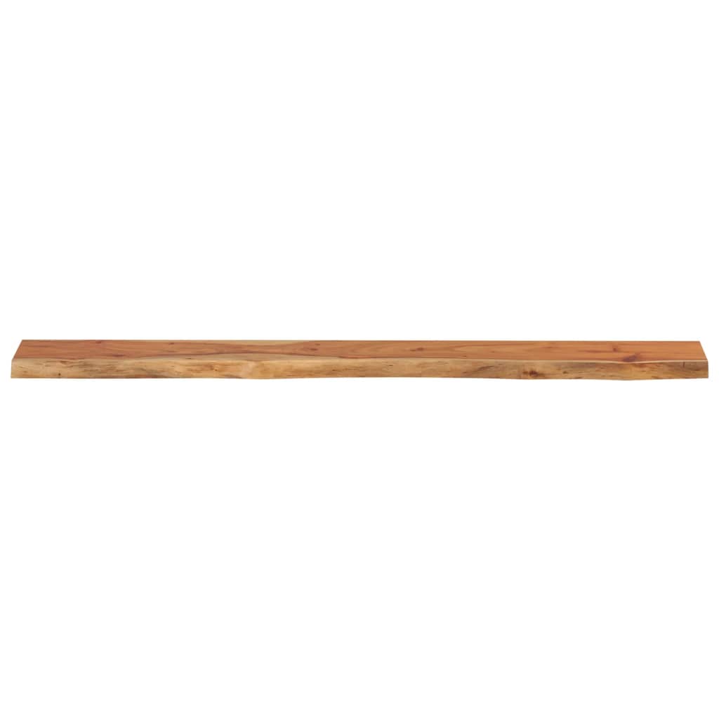 Wall Shelf 140x20x3.8 cm Rectangular Solid Wood Acacia Live Edge