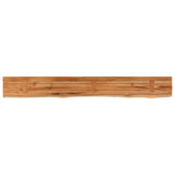 Wall Shelf 140x20x3.8 cm Rectangular Solid Wood Acacia Live Edge