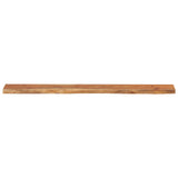 Wall Shelf 160x20x3.8 cm Rectangular Solid Wood Acacia Live Edge