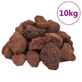 Volcanic Rocks 10 kg Red 5-8 cm