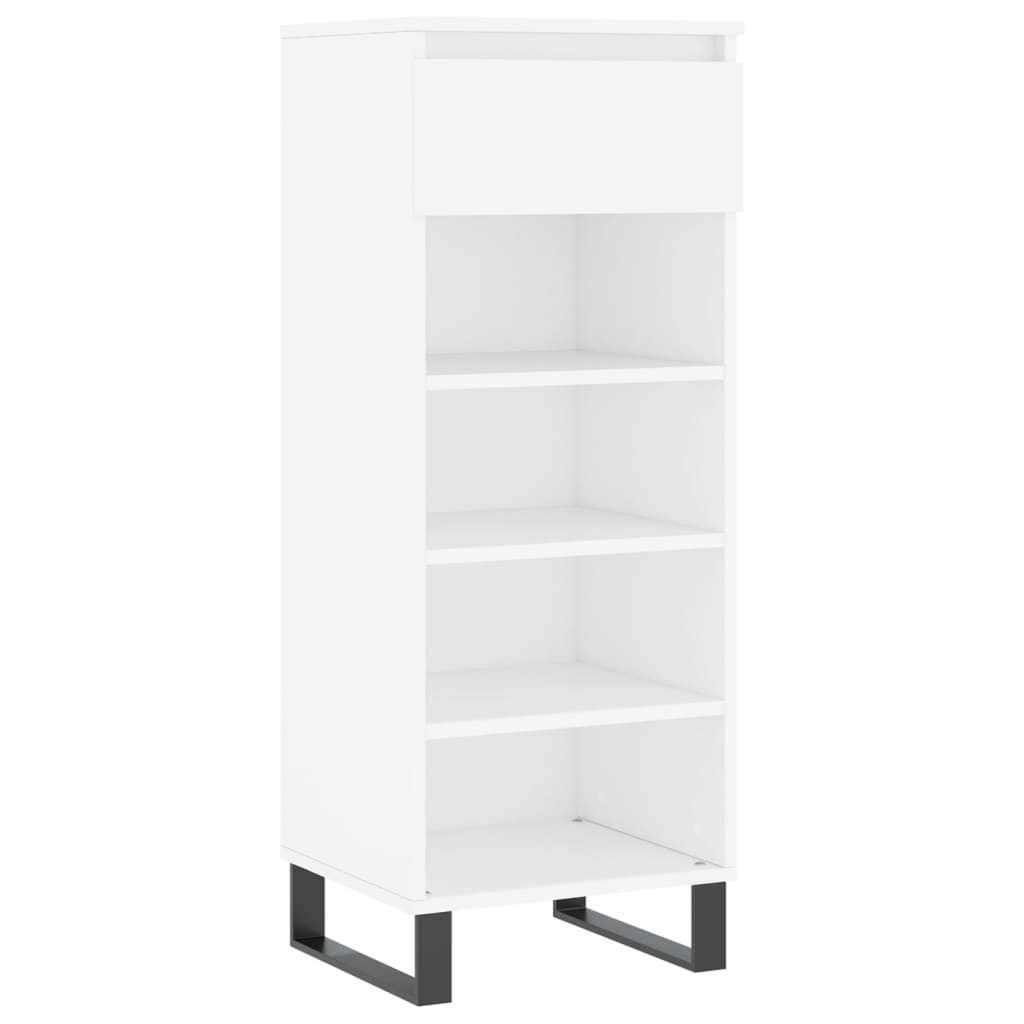 Shoe Cabinet White 40x36x105 cm Engineered Wood