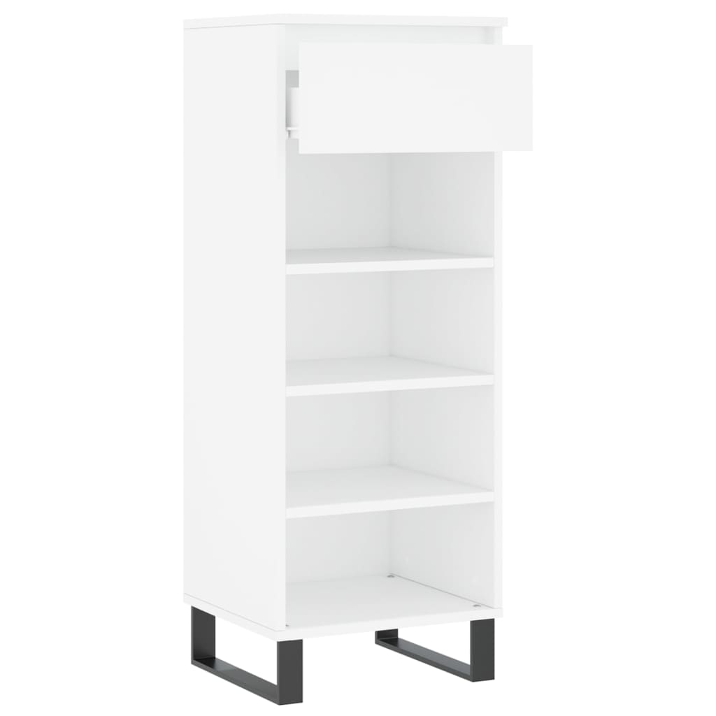 Shoe Cabinet White 40x36x105 cm Engineered Wood