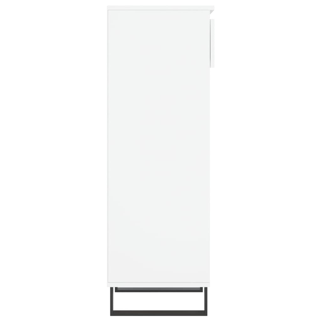 Shoe Cabinet White 40x36x105 cm Engineered Wood