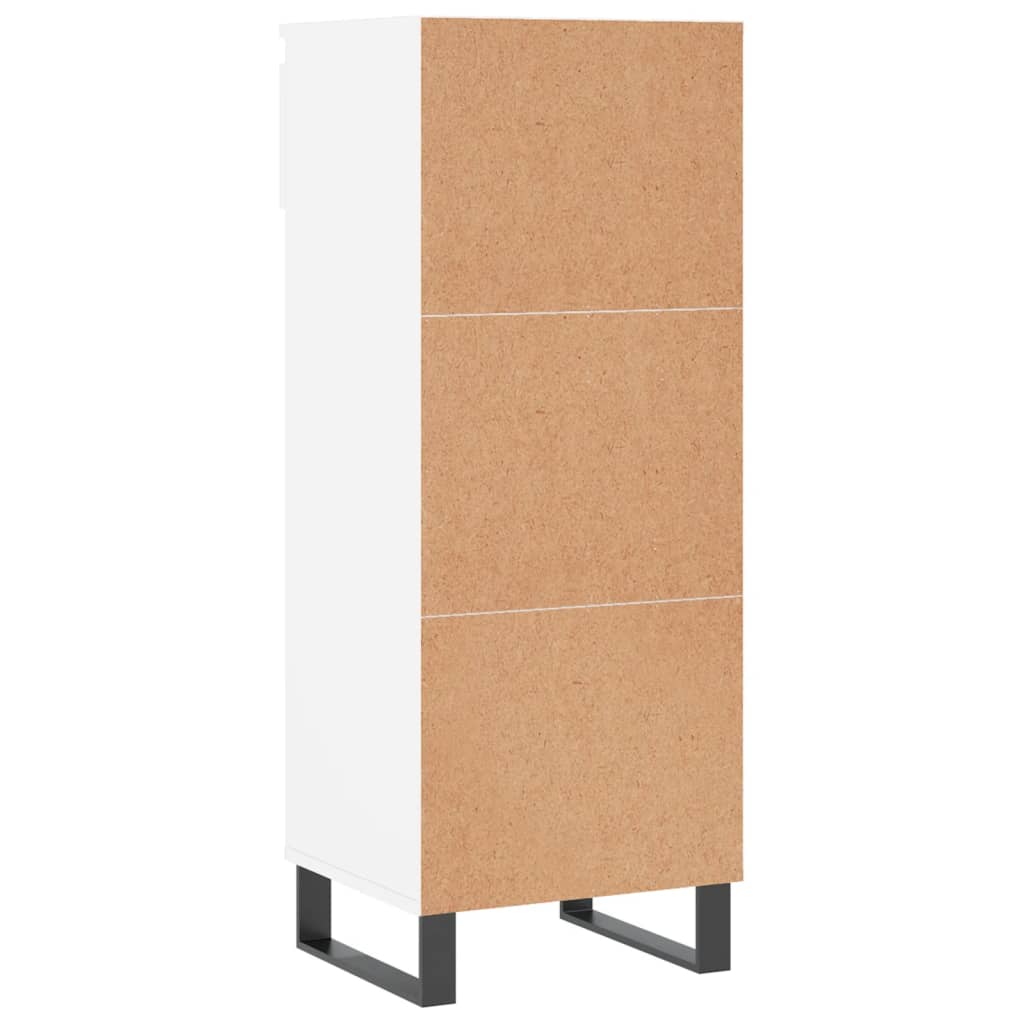 Shoe Cabinet White 40x36x105 cm Engineered Wood