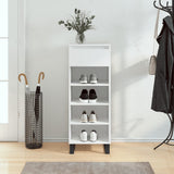 Shoe Cabinet White 40x36x105 cm Engineered Wood