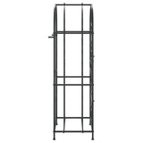 Wine Rack for 41 Bottles Black 45x36x120 cm Wrought Iron