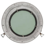  Porthole Mirror Wall Hanging Ø38 cm Aluminium and Glass