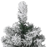 Artificial Hinged Christmas Tree with Flocked Snow 150 cm