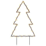 Christmas Light Decoration with Spikes Tree 115 LEDs 90 cm