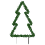 Christmas Light Decoration with Spikes Tree 80 LEDs 60 cm