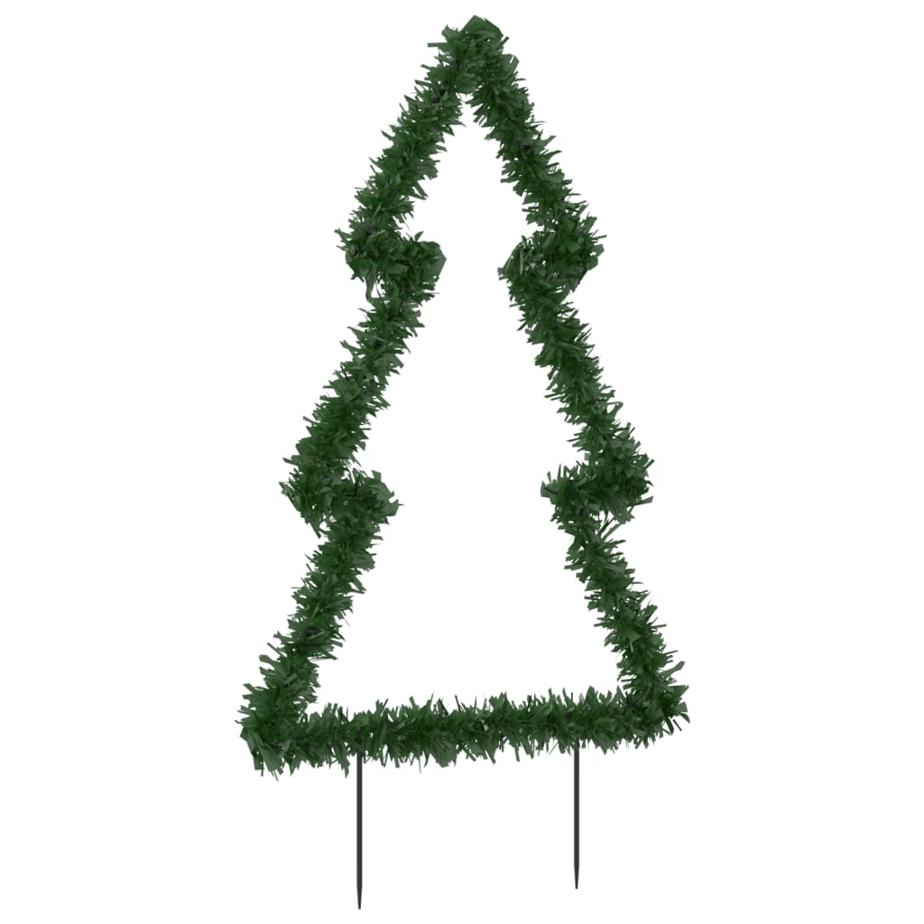 Christmas Light Decoration with Spikes Tree 80 LEDs 60 cm