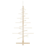 Wooden Christmas Tree for Decoration 125 cm Solid Wood Pine