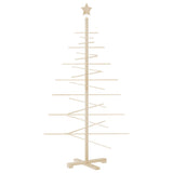 Wooden Christmas Tree for Decoration 150 cm Solid Wood Pine