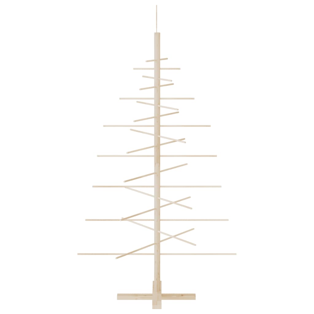 Wooden Christmas Tree for Decoration 150 cm Solid Wood Pine