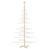 Wooden Christmas Tree for Decoration 180 cm Solid Wood Pine