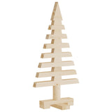 Wooden Christmas Tree for Decoration 60 cm Solid Wood Pine