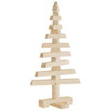 Wooden Christmas Tree for Decoration 60 cm Solid Wood Pine