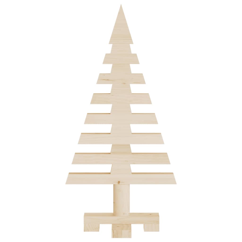 Wooden Christmas Tree for Decoration 60 cm Solid Wood Pine