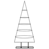 Metal Christmas Tree for Decoration Black 125 cm