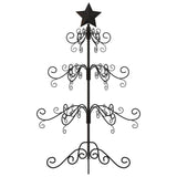 Metal Christmas Tree for Decoration Black 90 cm