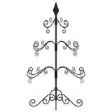 Metal Christmas Tree for Decoration Black 90 cm