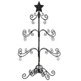 Metal Christmas Tree for Decoration Black 90 cm