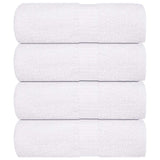 Washcloths 4 pcs White 15x21 cm 360 gsm 100% Cotton