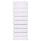 Washcloths 10 pcs White 15x21 cm 360 gsm 100% Cotton