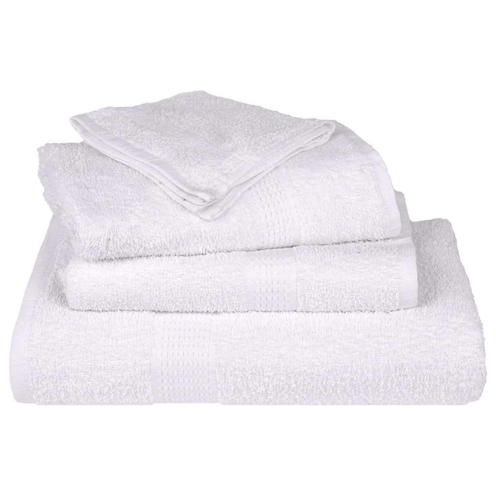 Washcloths 10 pcs White 15x21 cm 360 gsm 100% Cotton