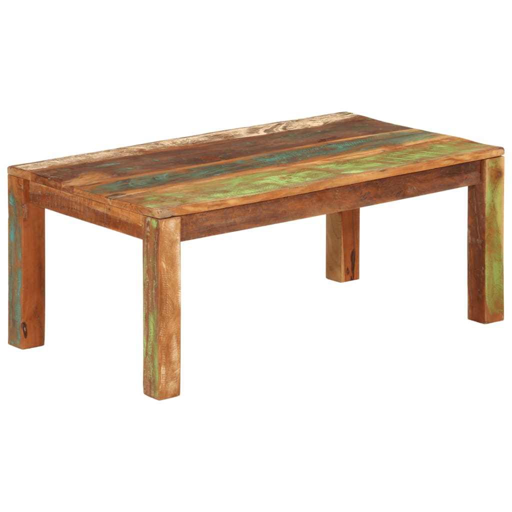 Coffee Table 100x55x40 cm Solid Reclaimed Wood