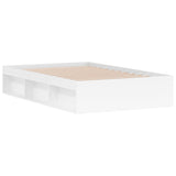 Bed Frame without Mattress White 120x200 cm