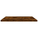 Wall Shelves 4 pcs Smoked Oak 40x40x1.5 cm Engineered Wood