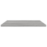 Wall Shelves 4 pcs Grey Sonoma 40x50x1.5 cm Engineered Wood