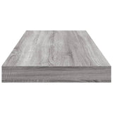 Wall Shelves 4 pcs Grey Sonoma 60x10x1.5 cm Engineered Wood