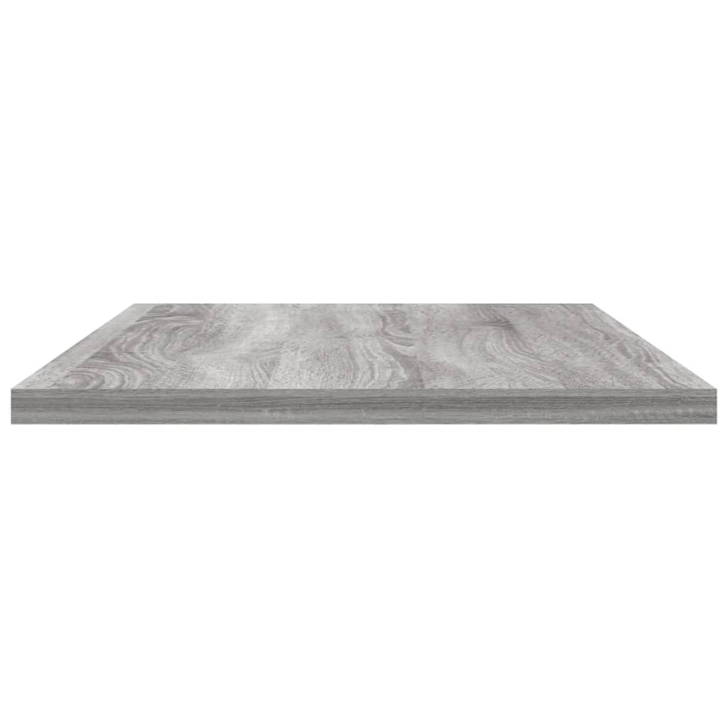 Wall Shelves 4 pcs Grey Sonoma 60x20x1.5 cm Engineered Wood