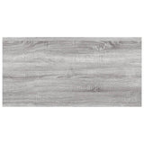 Wall Shelves 4 pcs Grey Sonoma 60x20x1.5 cm Engineered Wood