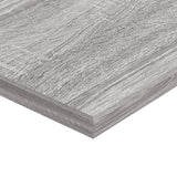 Wall Shelves 4 pcs Grey Sonoma 60x20x1.5 cm Engineered Wood