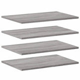 Wall Shelves 4 pcs Grey Sonoma 60x40x1.5 cm Engineered Wood