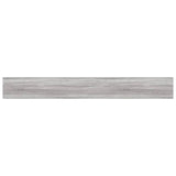 Wall Shelves 4 pcs Grey Sonoma 80x10x1.5 cm Engineered Wood