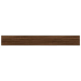 Wall Shelves 4 pcs Brown Oak 80x10x1.5 cm Engineered Wood