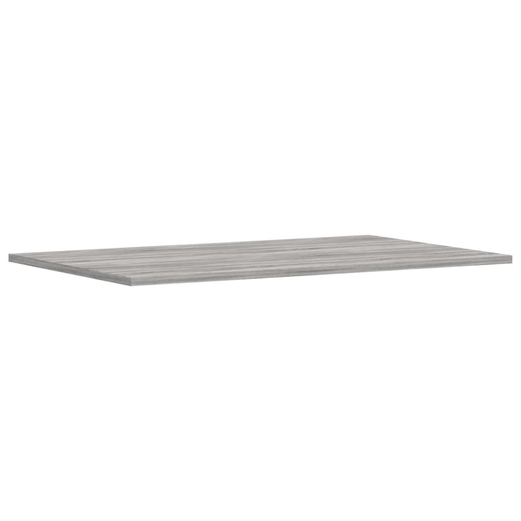 Wall Shelves 4 pcs Grey Sonoma 80x50x1.5 cm Engineered Wood