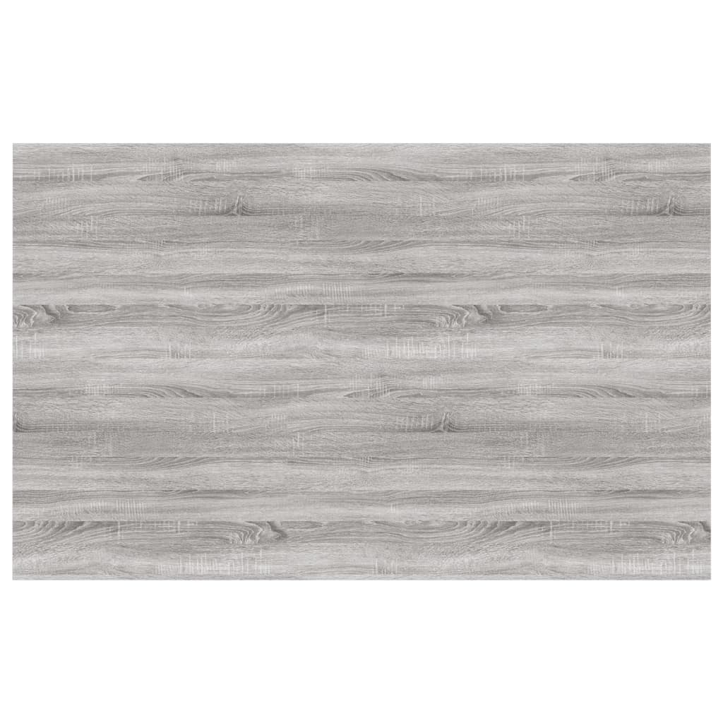 Wall Shelves 4 pcs Grey Sonoma 80x50x1.5 cm Engineered Wood