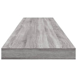 Wall Shelves 4 pcs Grey Sonoma 100x10x1.5 cm Engineered Wood