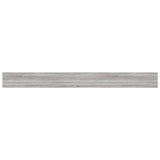 Wall Shelves 4 pcs Grey Sonoma 100x10x1.5 cm Engineered Wood