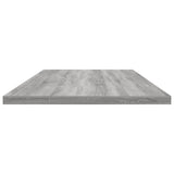 Wall Shelves 4 pcs Grey Sonoma 100x30x1.5 cm Engineered Wood